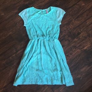 Teal franchescas dress